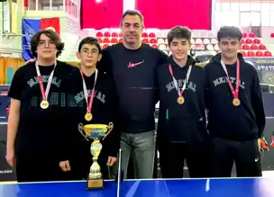 Menteşe Anadolu Lisesi Masa Tenisi'nde Şampiyon!
